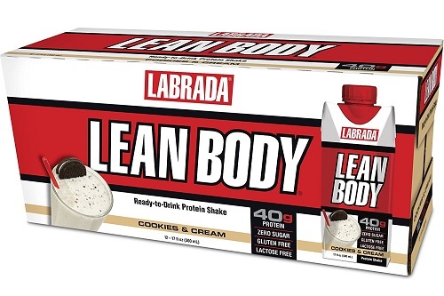 Box of LABRADA NUTRITION Lean Body Protein Shake