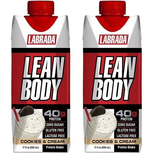 2 Bottles of LABRADA NUTRITION Lean Body Protein Shake